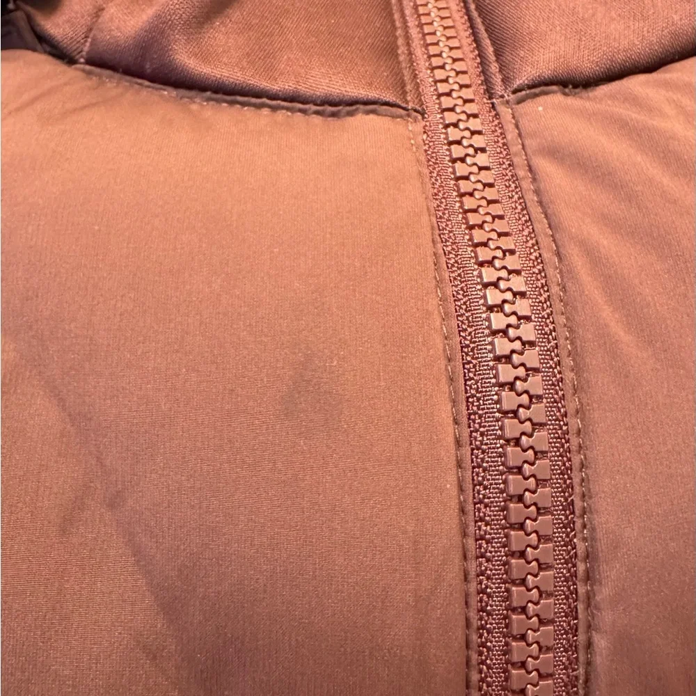 Athleta Inlet Burgundy Puffer Down Filled Jacket - Picture 13 of 13